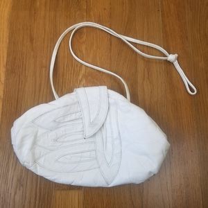 Atalla Handbag Vintage White Leather